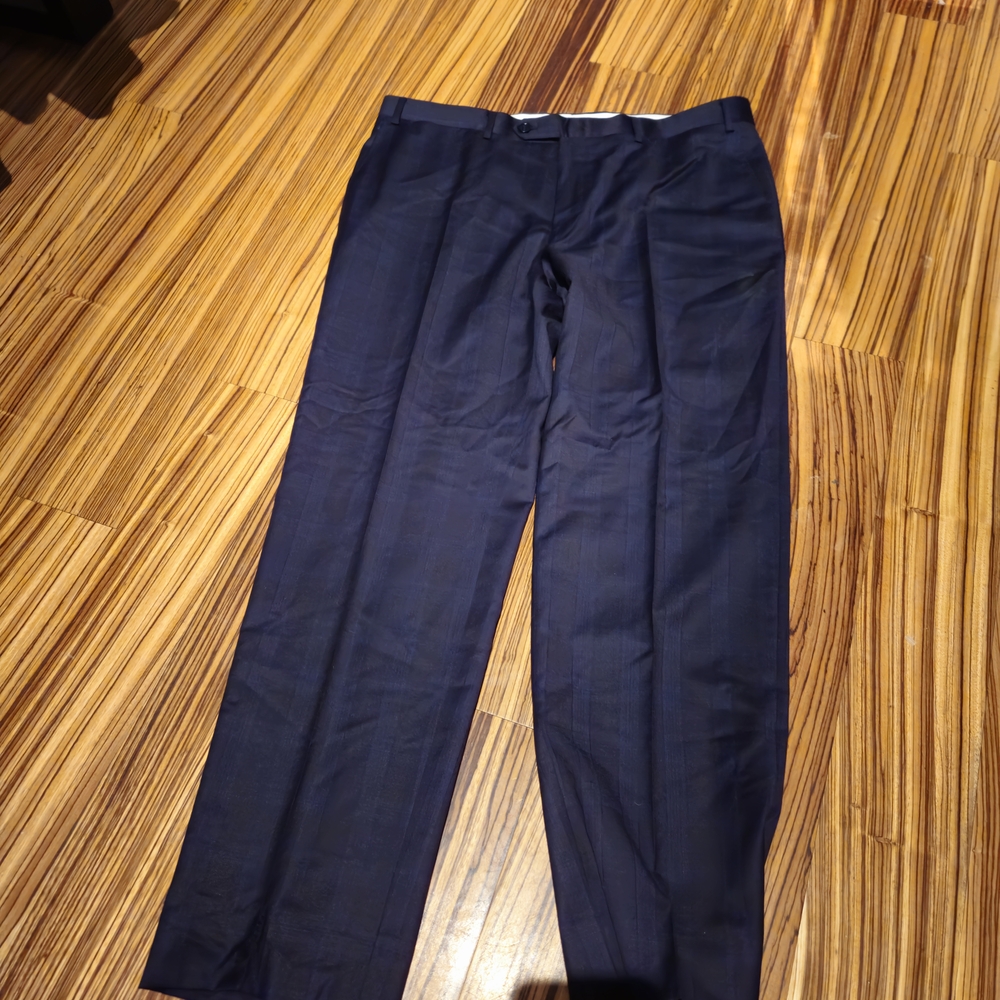 Men's Canali 100% Wool Navy Pants